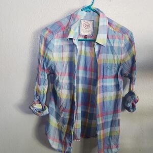 Colorful Plaid Women's Shirt